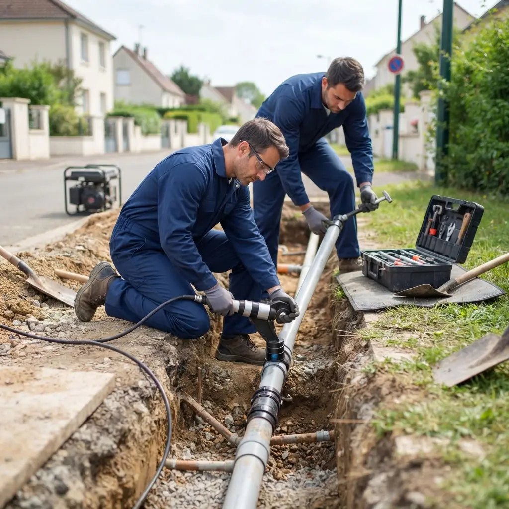 Quel est le déroulement d’une réfection de canalisation à Fleury-les-Aubrais ?