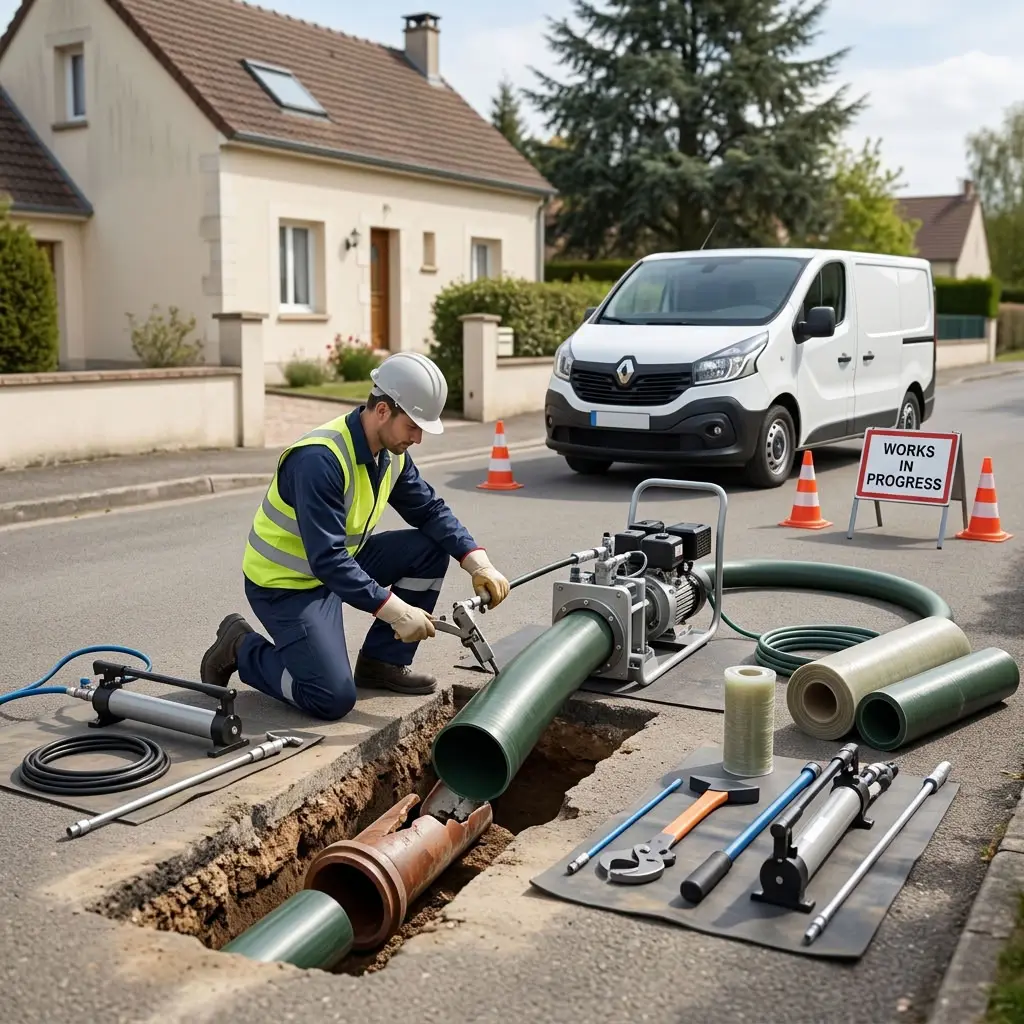 Réfection de canalisation Crépy-en-Valois (60800)
