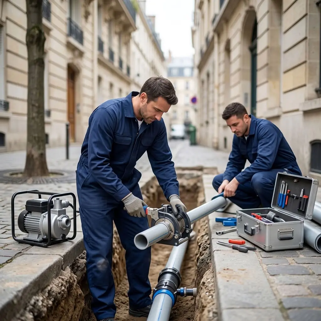 Notre méthode de réfection de canalisation à Paris 12