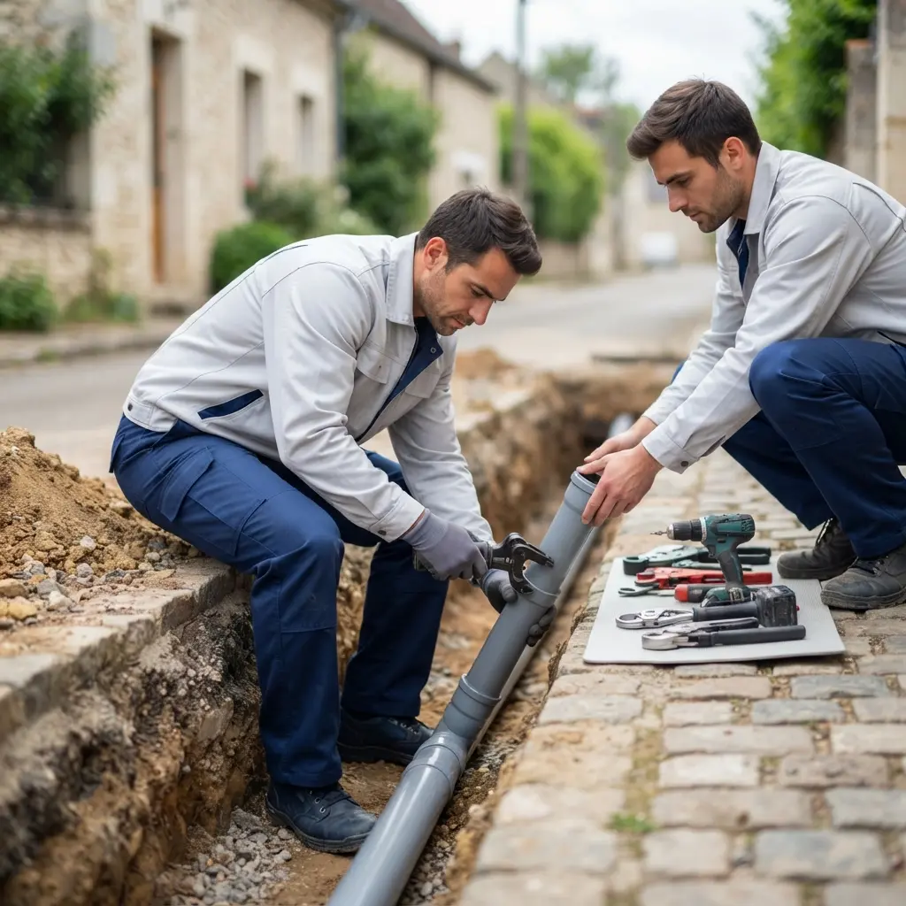 Notre approche pour réfection de canalisation à Nemours