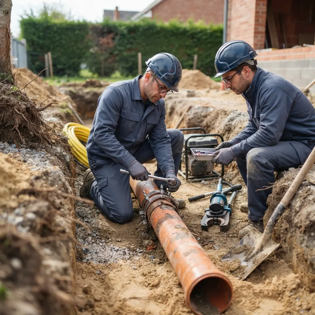 Comment se déroule la réfection d’une canalisation à Vaires-sur-Marne ?