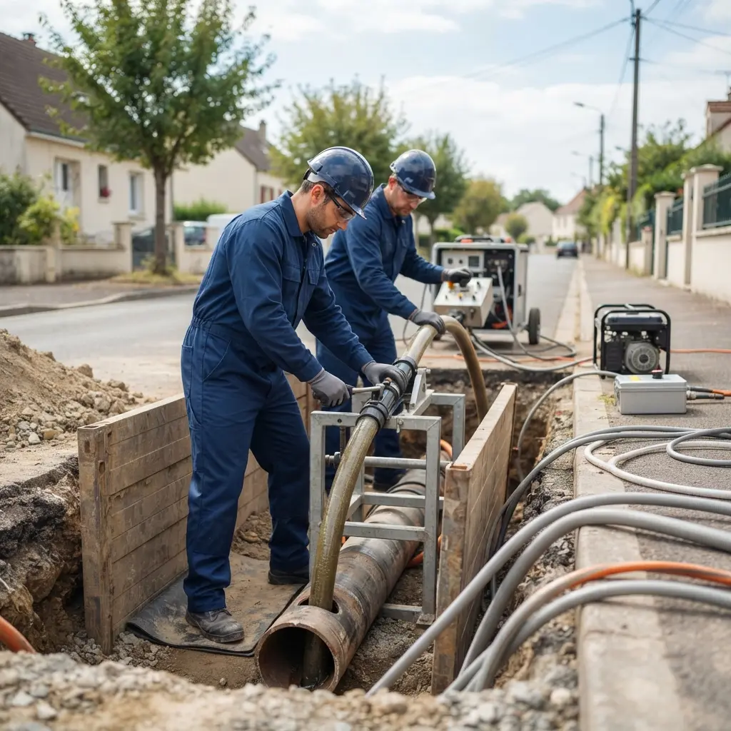 Réfection de canalisation Moissy-Cramayel (77550)