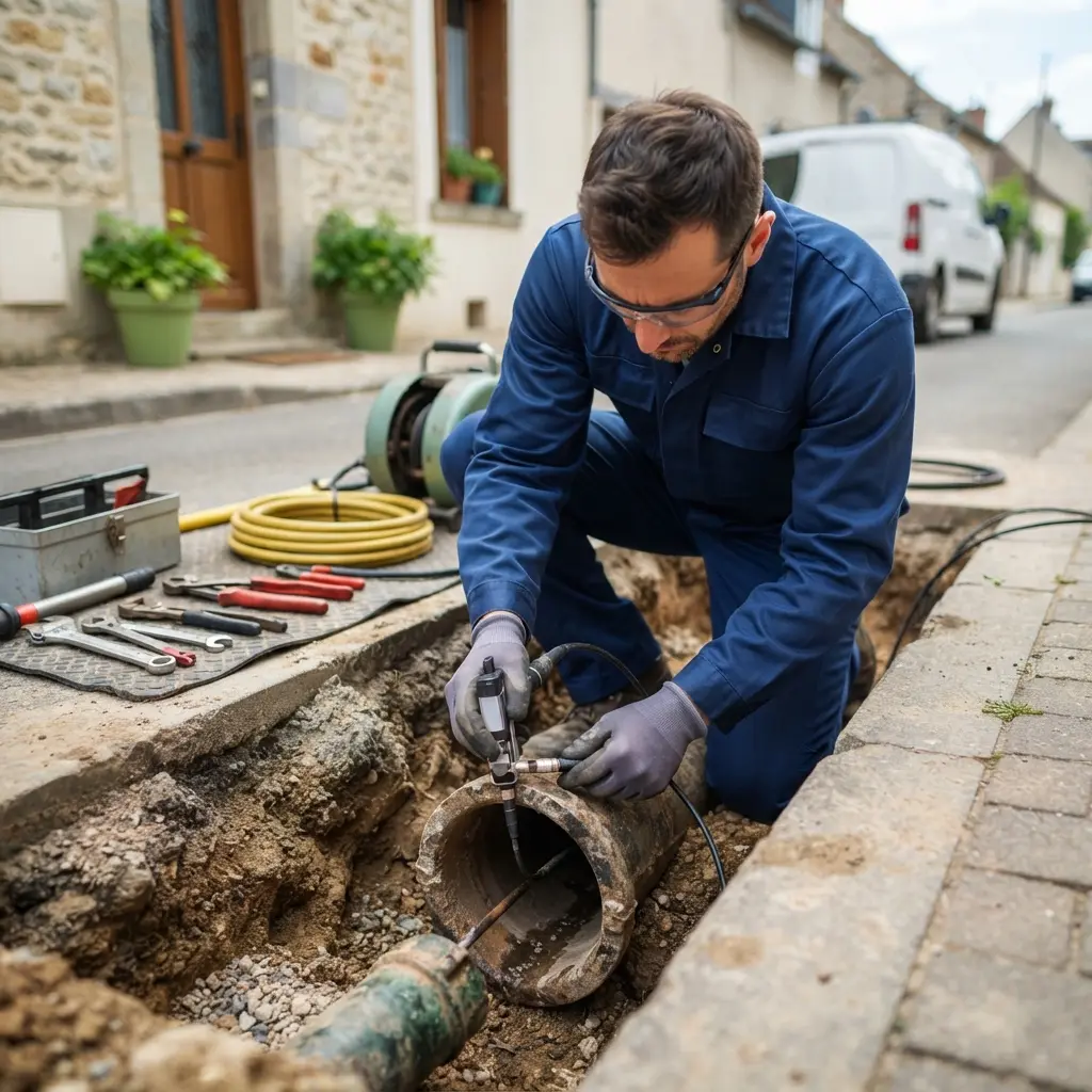 Comment se déroule la réfection de canalisation à Rambouillet ?
