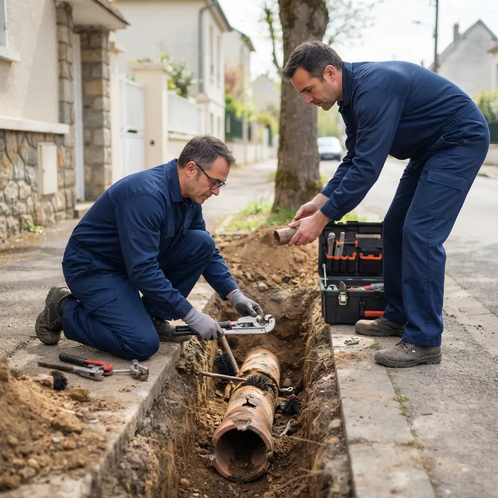 Comment se déroule l’intervention à Trappes pour réformer une canalisation ?
