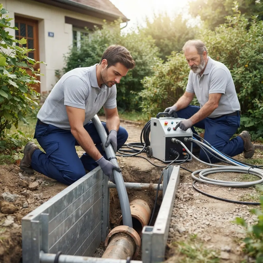 Notre démarche de réfection de canalisation à Bois-d'Arcy