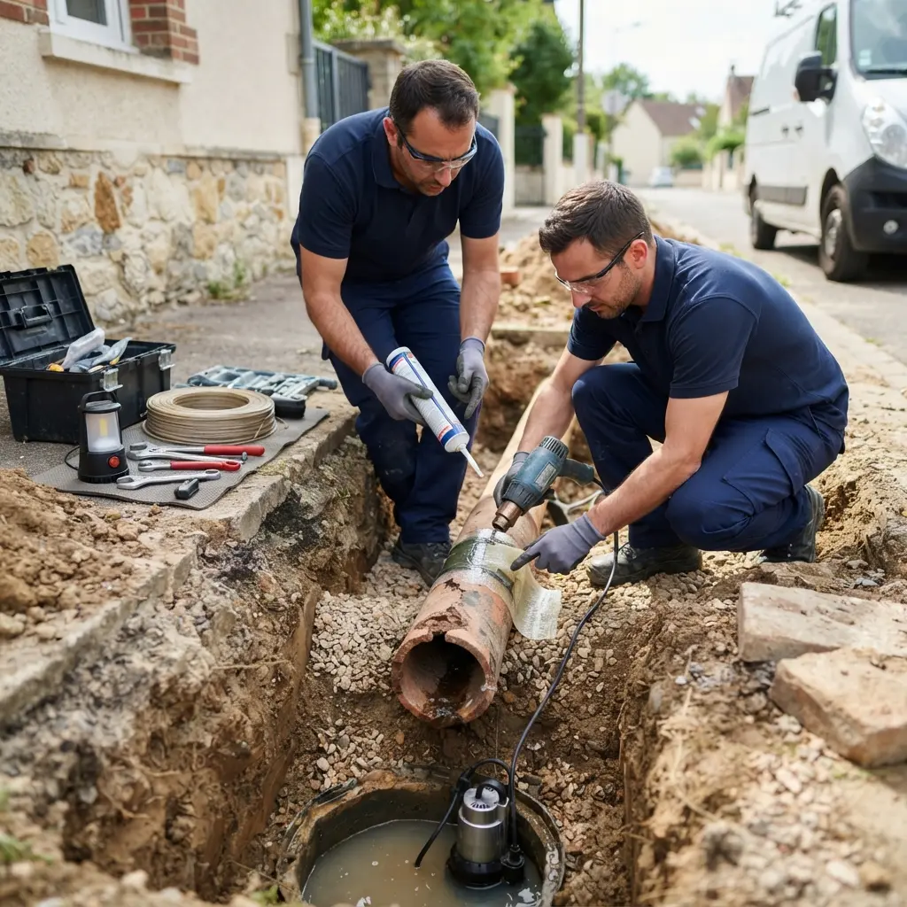 Comment se déroule l’intervention de réfection de canalisation à Bois-d'Arcy ?