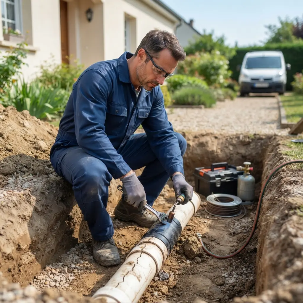 Notre approche pour réfection de canalisation à Aubergenville
