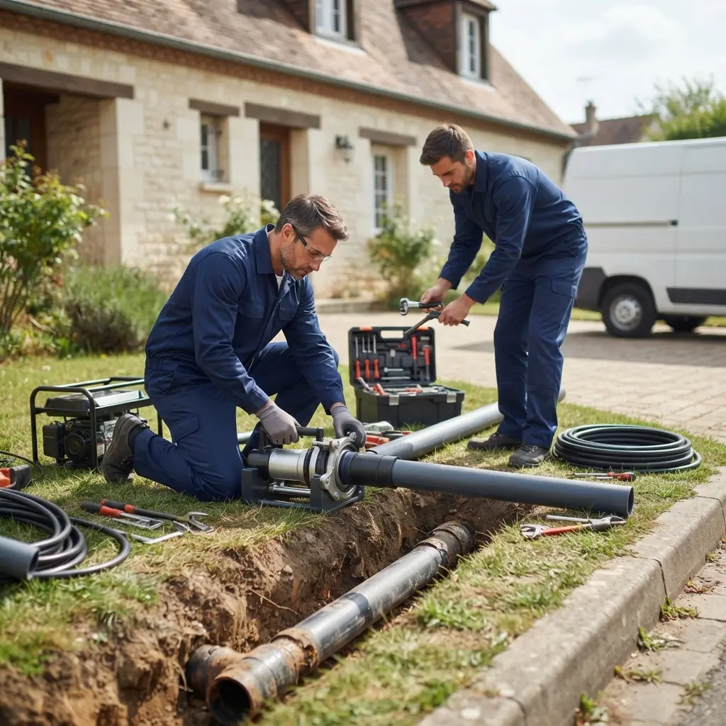 Réfection de canalisation Aubergenville (78410)