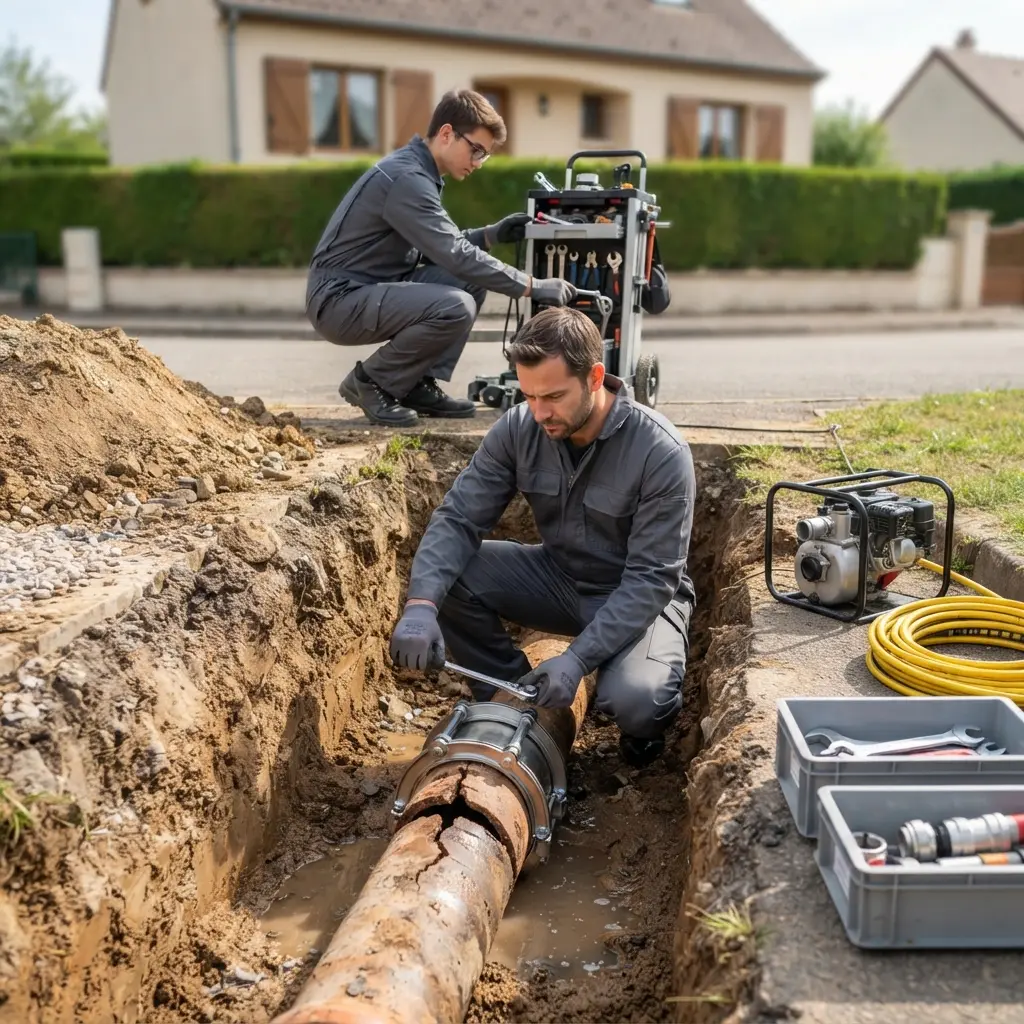 Réfection de canalisation Villepreux (78450)