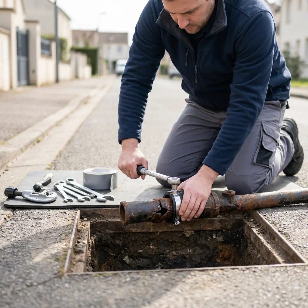 Notre méthode de réfection de canalisation à Athis-Mons