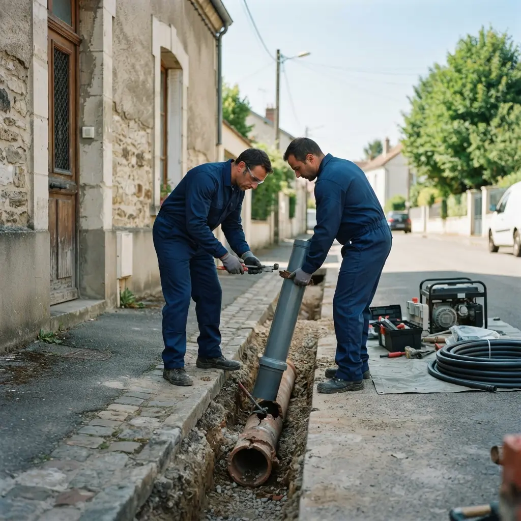 Comment se déroule la réfection de canalisation à Draveil ?