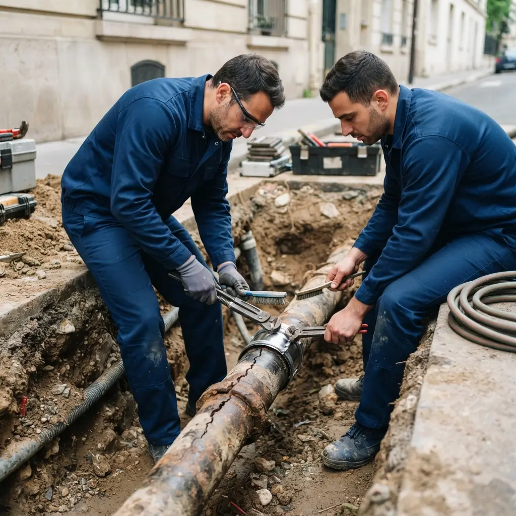 Notre méthode pour la réfection de canalisation à Clichy