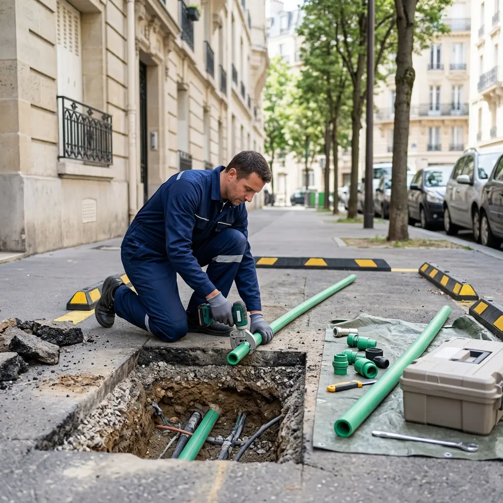 Notre méthode pour la réfection de canalisation à Levallois‑Perret