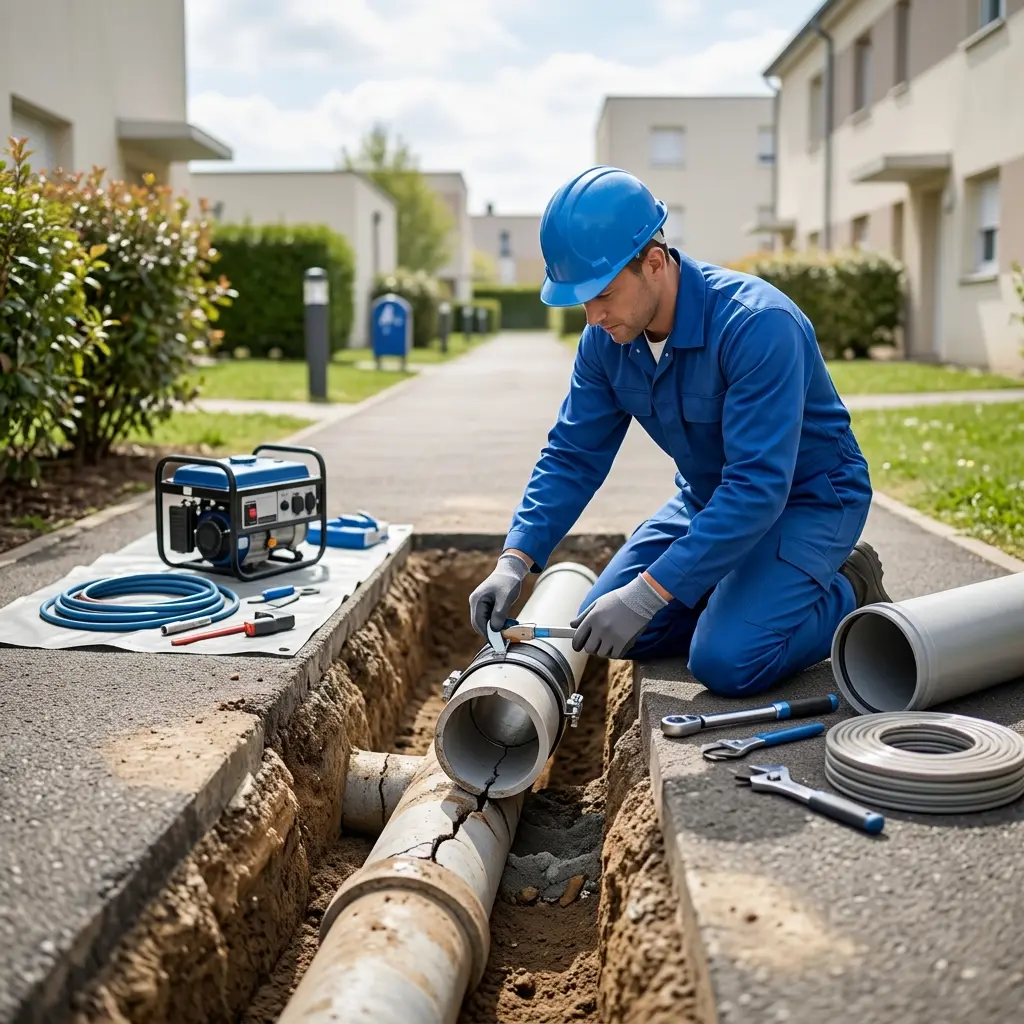 Réfection de canalisation Courneuve (93120)