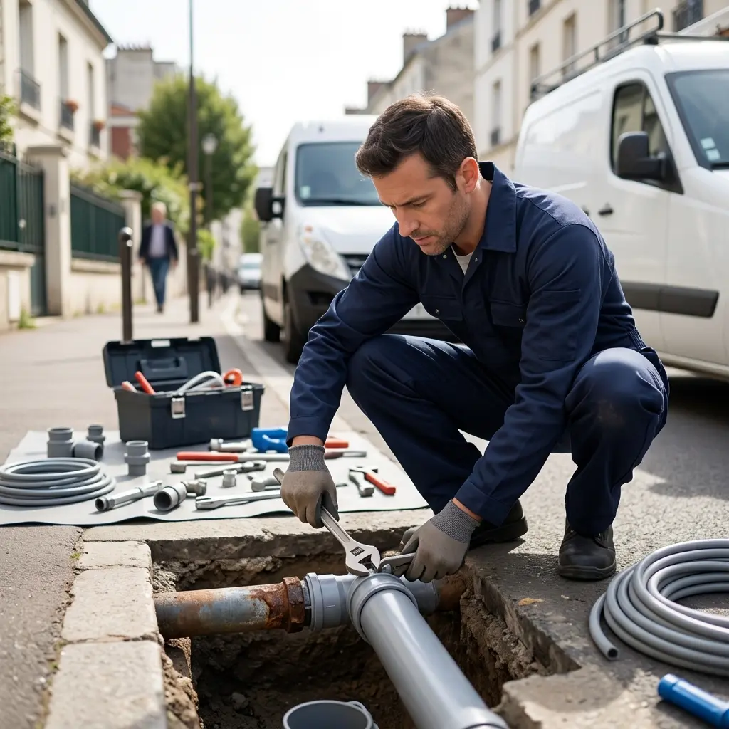 Réfection de canalisation Pré-Saint-Gervais (93310)
