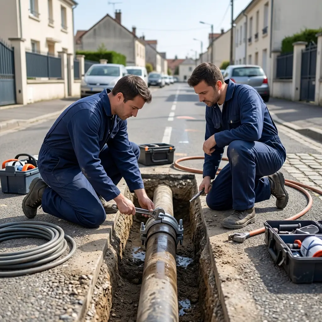 Comment se déroule la réfection de canalisation à Orly ?