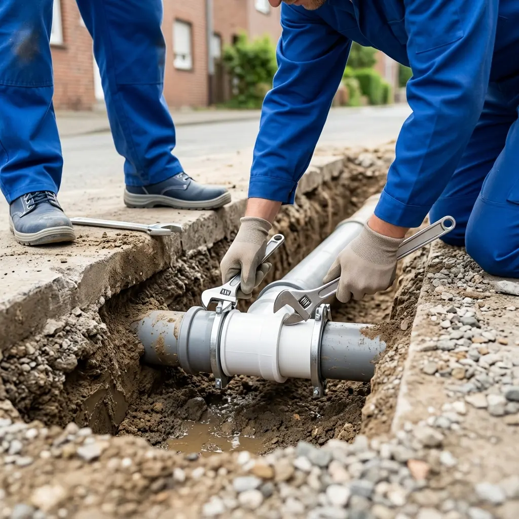Notre méthode de réfection d’une canalisation à Plessis-Trévise.