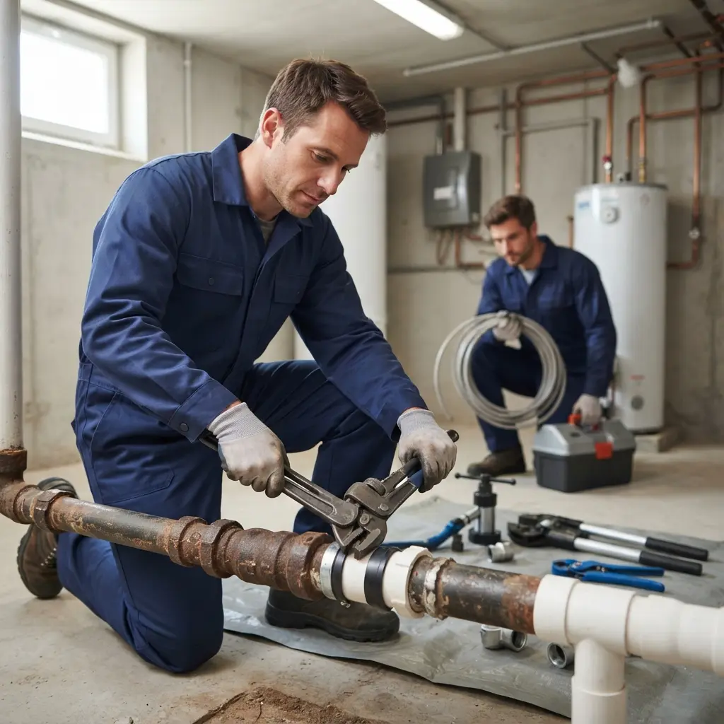 Comment se déroule l’intervention de réfection de canalisation à Domont ?