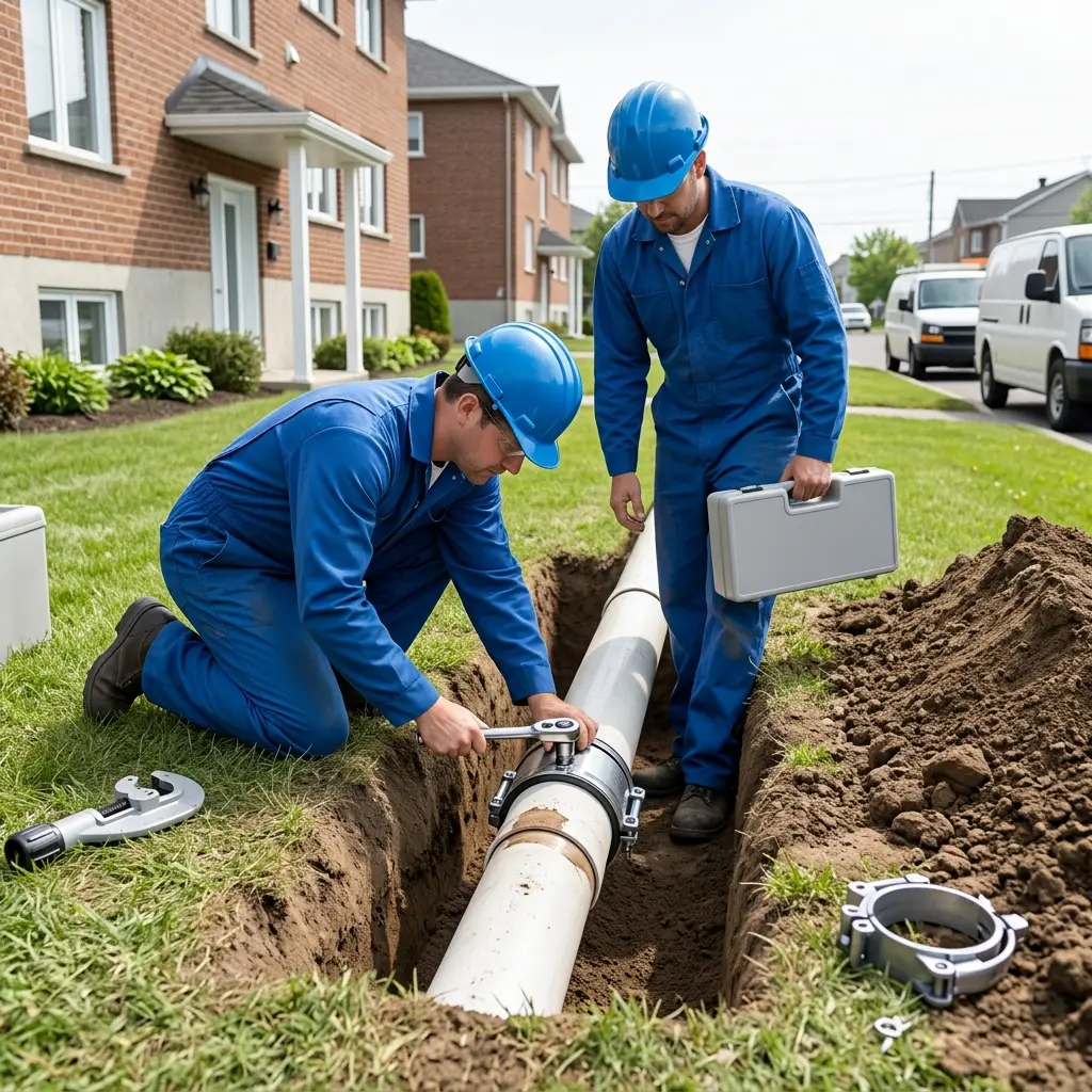 Travail de confiance et de qualité pour votre canalisation à Montmagny