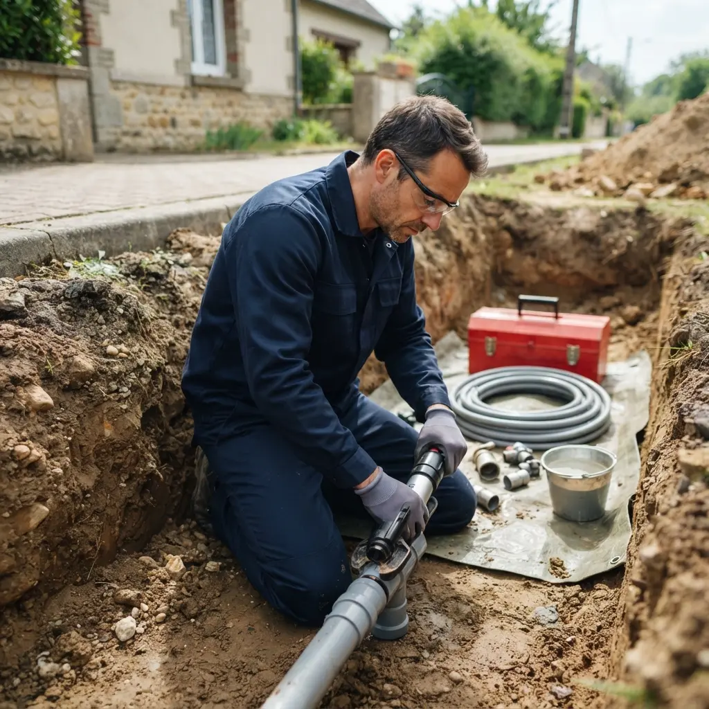 Notre approche pour réfection de canalisation à Louvres