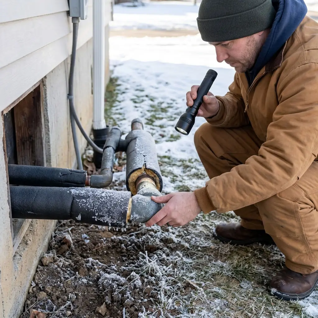 Canalisation et climat : les risques du gel pour vos évacuations