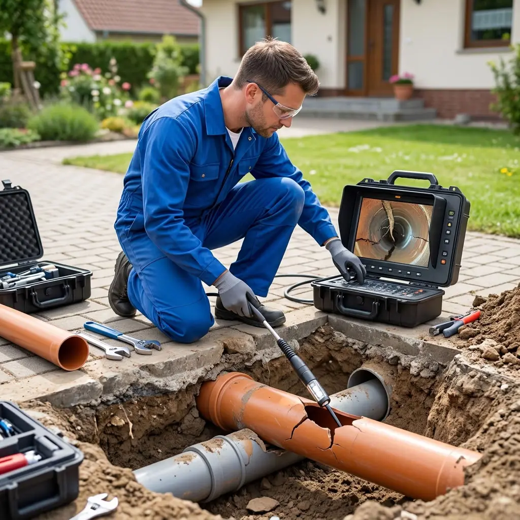 Réfection de canalisation : l'intérêt du diagnostic par caméra